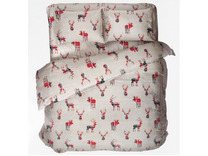 Постельное белье 6156-01 Christmas reindeer фланель 2 сп / Blakit