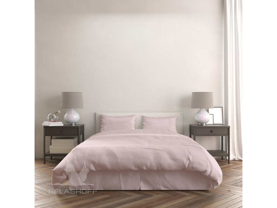 Постельное белье Пыльная роза фланель-премиум 2 сп / Реверанс