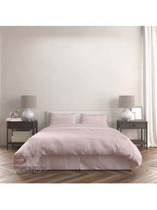 Постельное белье Пыльная роза фланель-премиум 2 сп / Реверанс