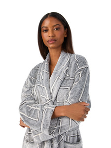 Халат женский YI00077F Signature Robe / DKNY