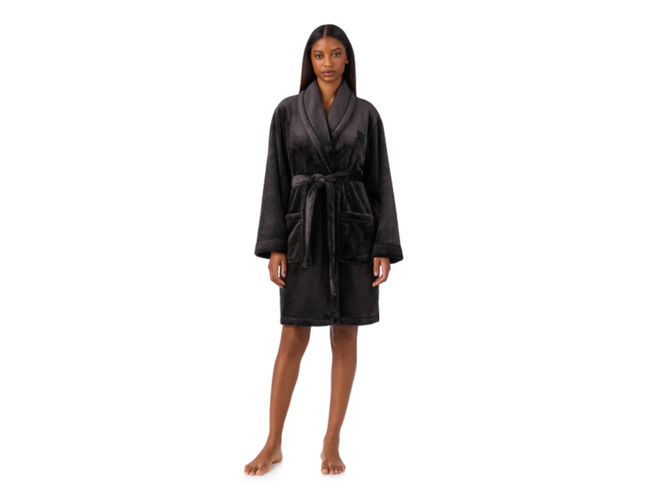 Халат женский YI10077F (001) Signature Robe / DKNY