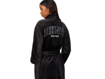 Халат женский YI10077F (001) Signature Robe / DKNY