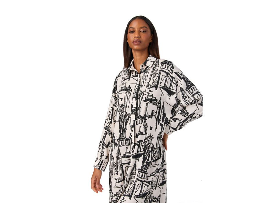 Халат-рубашка женский YI10081 (751) Edgy & Elegant / DKNY