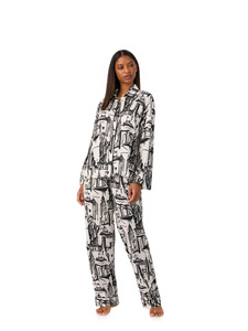 Пижама женская, рубашка и брюки YI90081 (751) Edgy & Elegant / DKNY