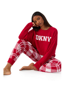 Костюм женский, свитшот и брюки YI90079 (643) Stand Out & Cozy up / DKNY