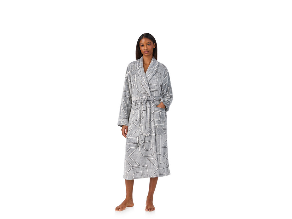 Халат женский YI00077F Signature Robe / DKNY