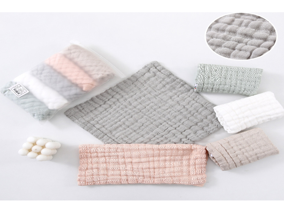 Набор полотенец 1903222 Однотонная муслин (35*35, 5 шт) / 7-я