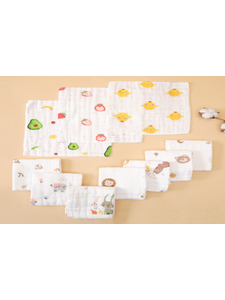 Полотенце 1901381 Детский рисунок муслин 25*25 / 7-я