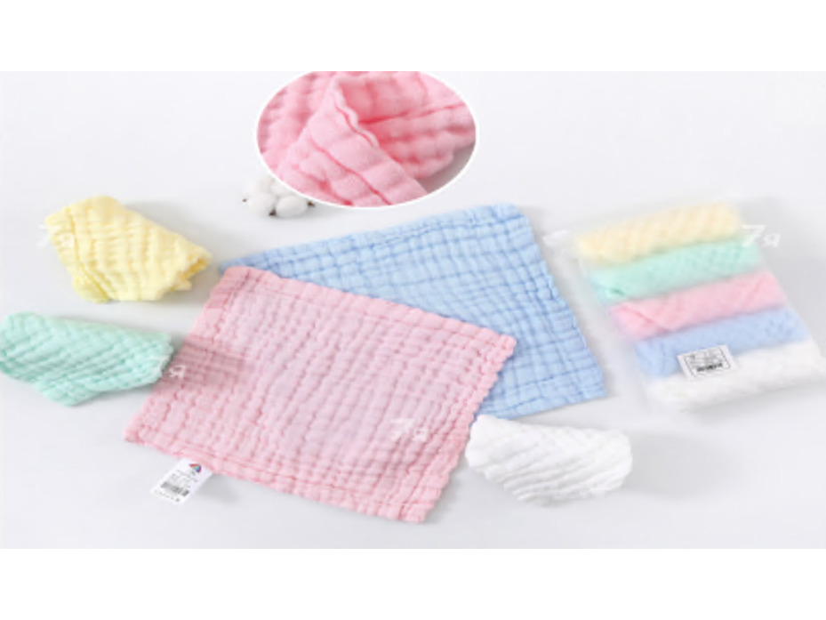 Набор полотенец 1903224 Однотонная муслин (30*30, 5 шт) / 7-я