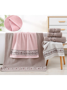 Полотенце 3004510 Узор на бордюре махровое 35*75 / 7-я