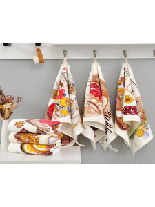 Полотенце 8504551 Завтрак велюровое 35*75 / 7-я