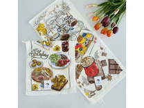 Полотенце 8504551 Завтрак велюровое 35*75 / 7-я