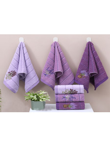 Полотенце 1902243 Лаванда махровое 25*50 / 7-я