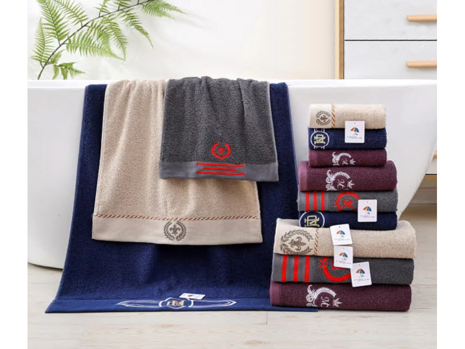 Полотенце 6804238 Эмблема махровое 35*75 / 7-я