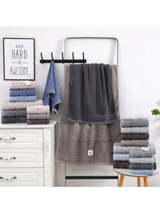 Полотенце 1504295 Греческий узор махровое 35*75 / 7-я