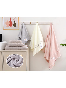 Полотенце 1504387 Бабочки махровое 35*75 / 7-я