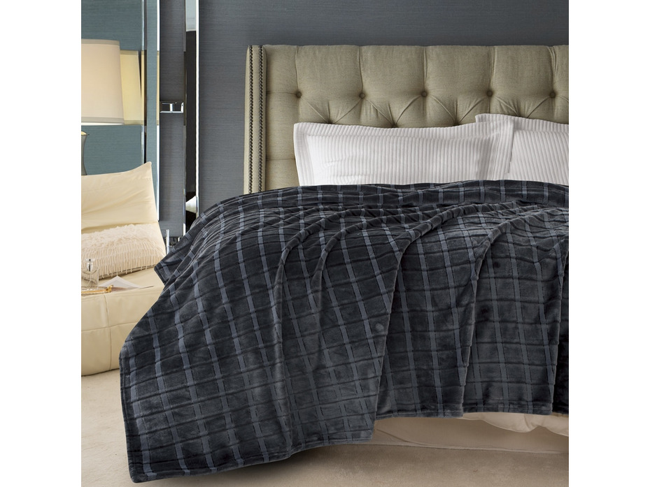 Плед PL016 Cutting велсофт 200*220 / Karven