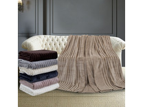 Плед PL006 Solid Jacqaurd велсофт 200*220 / Karven