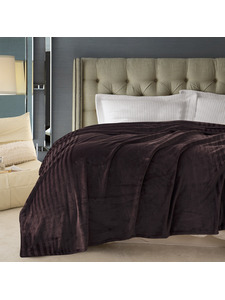 Плед PL006 Solid Jacqaurd велсофт 200*220 / Karven