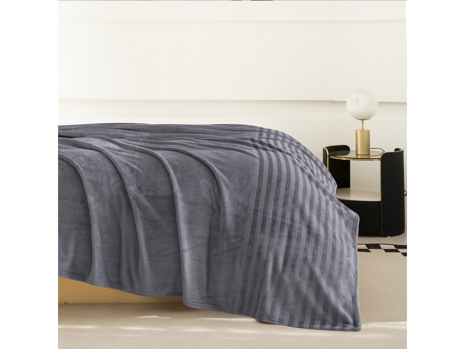 Плед PL006 Solid Jacqaurd велсофт 200*220 / Karven