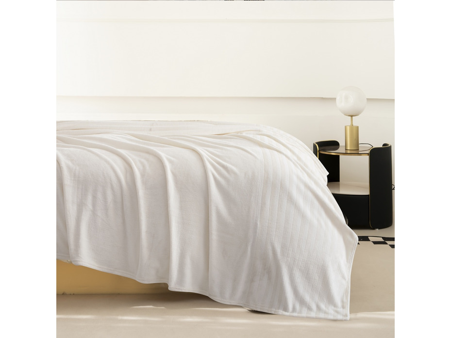 Плед PL006 Solid Jacqaurd велсофт 200*220 / Karven