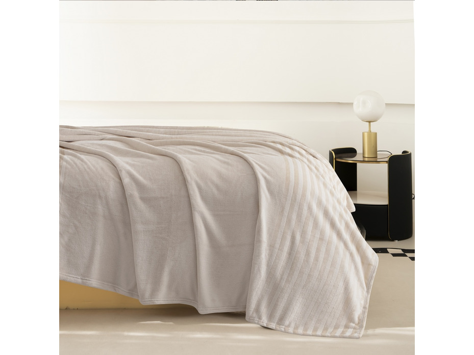 Плед PL005 Solid Jacqaurd велсофт 150*200 / Karven