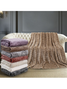 Плед PL011 Solid bubble велсофт 150*200 / Karven