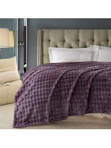 Плед PL011 Solid bubble велсофт 150*200 / Karven