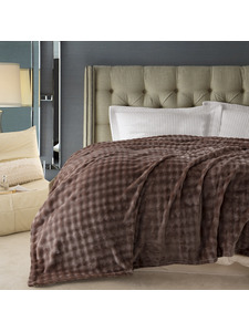 Плед PL011 Solid bubble велсофт 150*200 / Karven