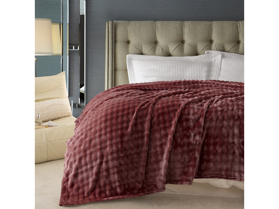 Плед PL011 Solid bubble велсофт 150*200 / Karven