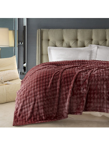 Плед PL011 Solid bubble велсофт 150*200 / Karven