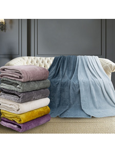 Плед PL010 Print Jacqaurd велсофт 200*200 / Karven