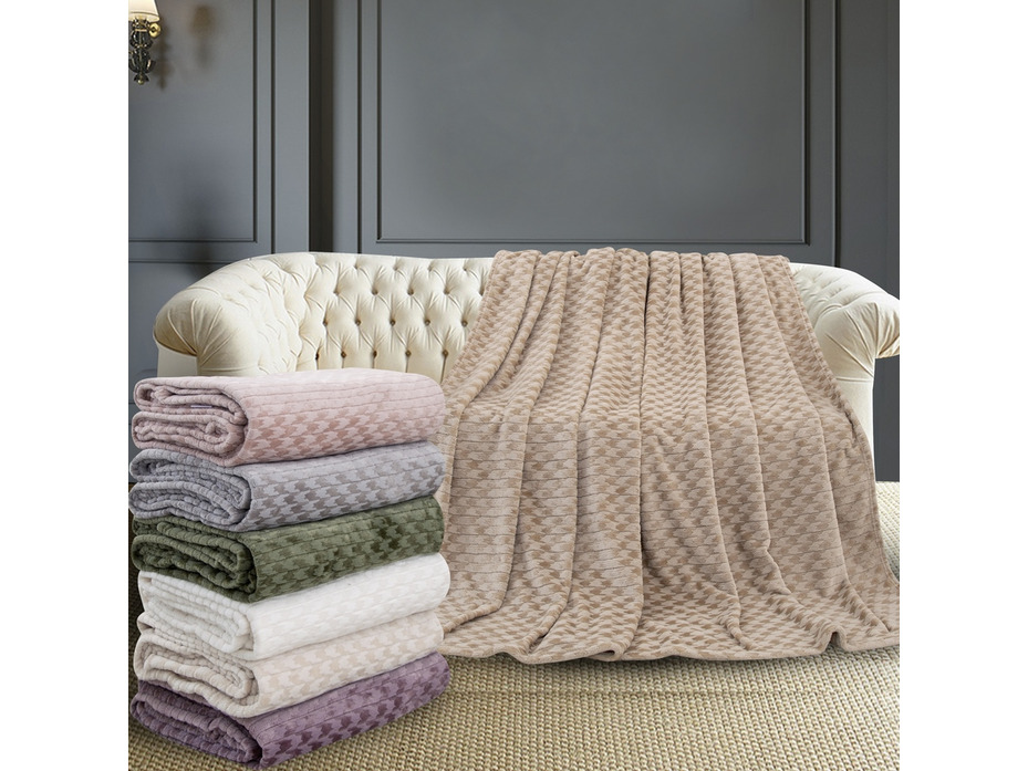 Плед PL013 Jacqaurd велсофт 150*200 / Karven