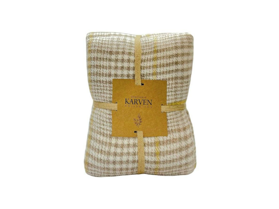 Плед PL 022 Cift Tarafli Ekose хлопковый 180*220 / Karven