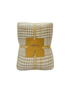 Плед PL 022 Cift Tarafli Ekose хлопковый 180*220 / Karven