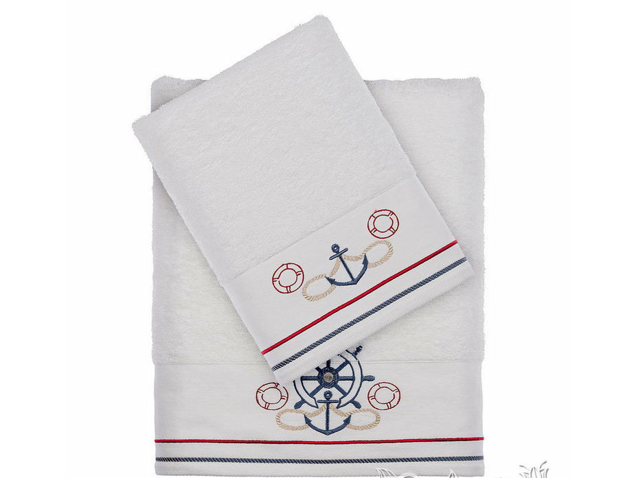 Набор полотенец Navi nakisli махровые (50*90, 75*150) / Tivolyo Home