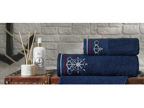 Набор полотенец Navi nakisli махровые (50*90, 75*150) / Tivolyo Home