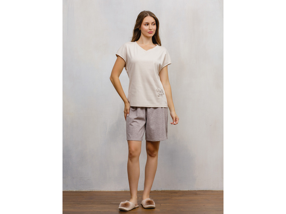 Пижама женская, футболка и шорты 1622б/1572 / Дюма Пижама женская, футболка и шорты 1622б/1572 / Дюма