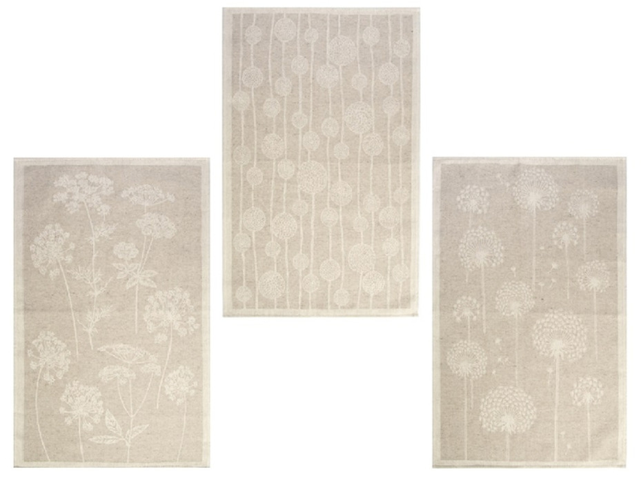 Набор полотенец 20C189-ШР Дачный-3 льняные (47*70, 3 шт) / Белорусский лен