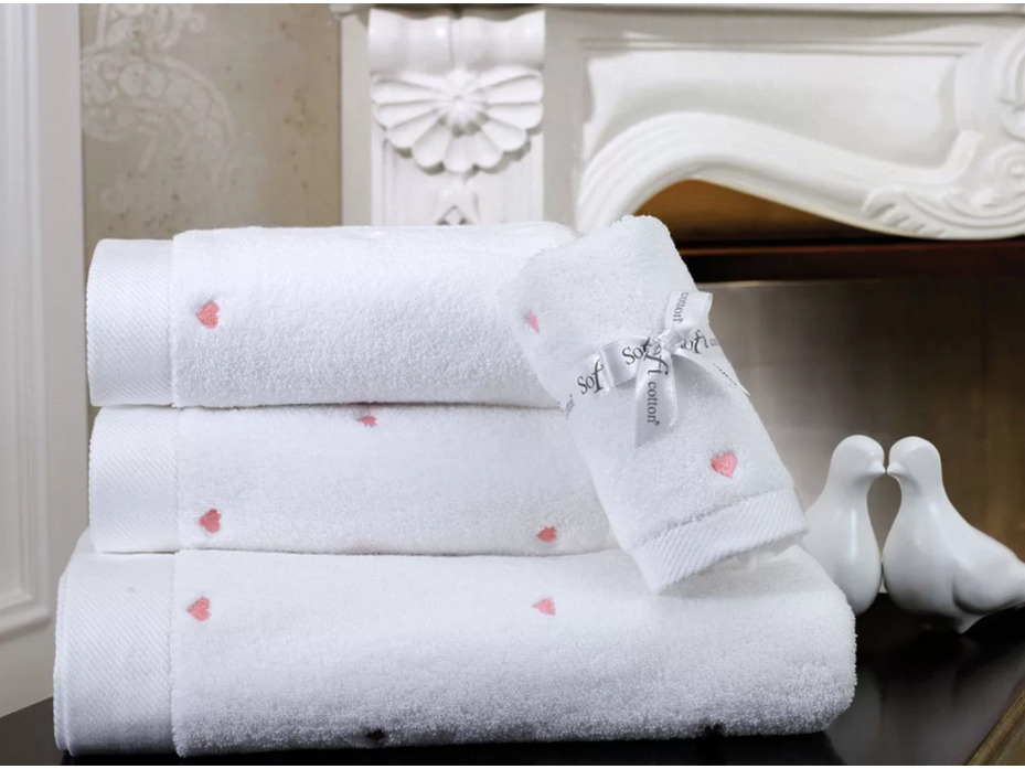 Набор полотенец Love махровые (50*100, 75*150) / Soft Cotton