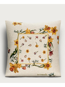 Наволочка декоративная 8886 Нарциссы гобелен 45*45 / Le Gobelin