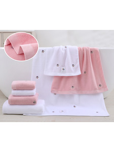 Полотенце 1504481 Мелкие цветочки махровое 35*75 / 7-я