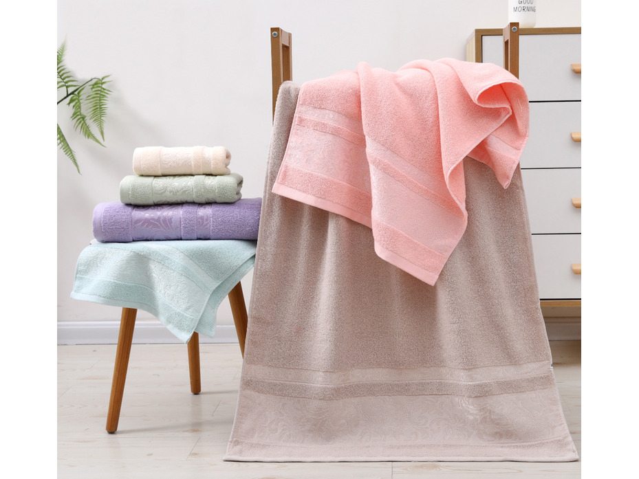 Наволочка декоративная 320486 Бордюр с узором махровое 35*75 / 7-я