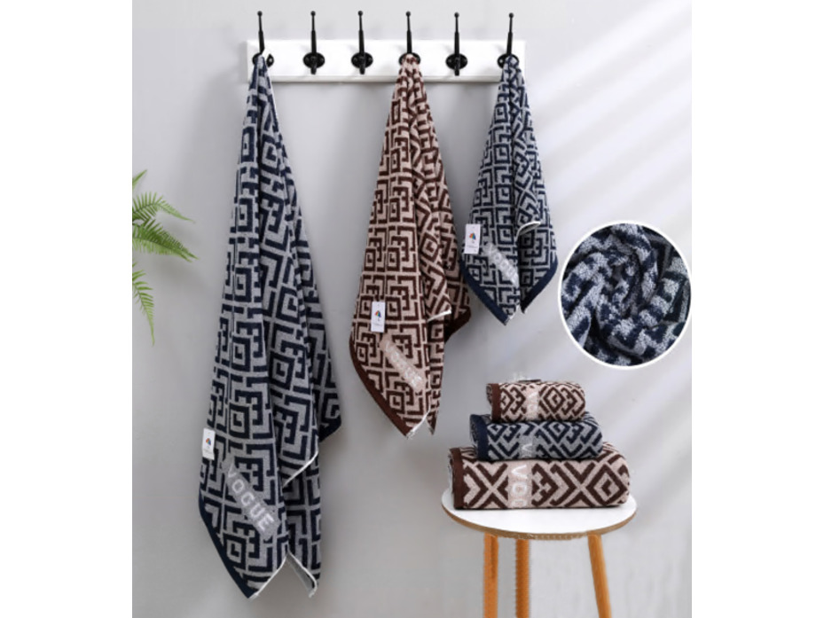 Полотенце 1904295 Геометрия махровое 35*75 / 7-я