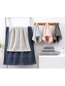 Полотенце 3004598 Цветы махровые 35*75 / 7-я