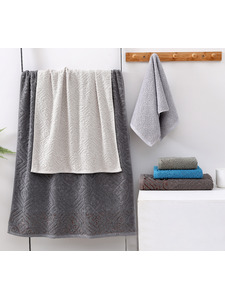 Полотенце 6804813 Узор махровое 35*75 / 7-я