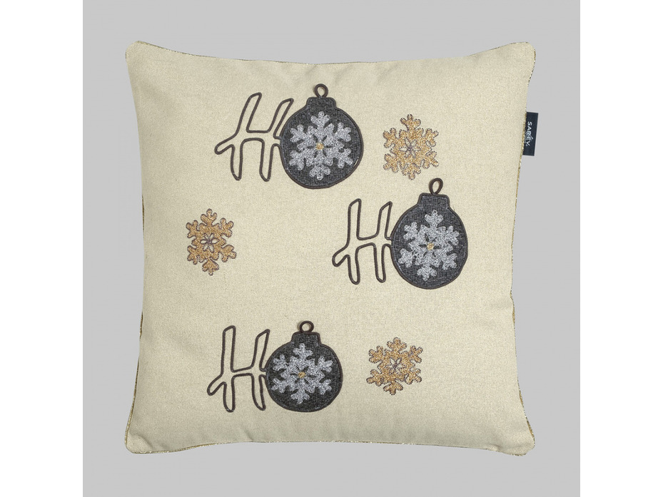 Наволочка декоративная E 011 Olaf Снежинки полиэстер 45*45 / Sarev