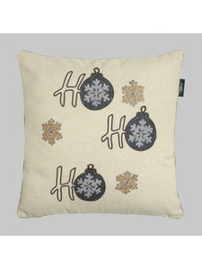 Наволочка декоративная E 011 Olaf Снежинки полиэстер 45*45 / Sarev