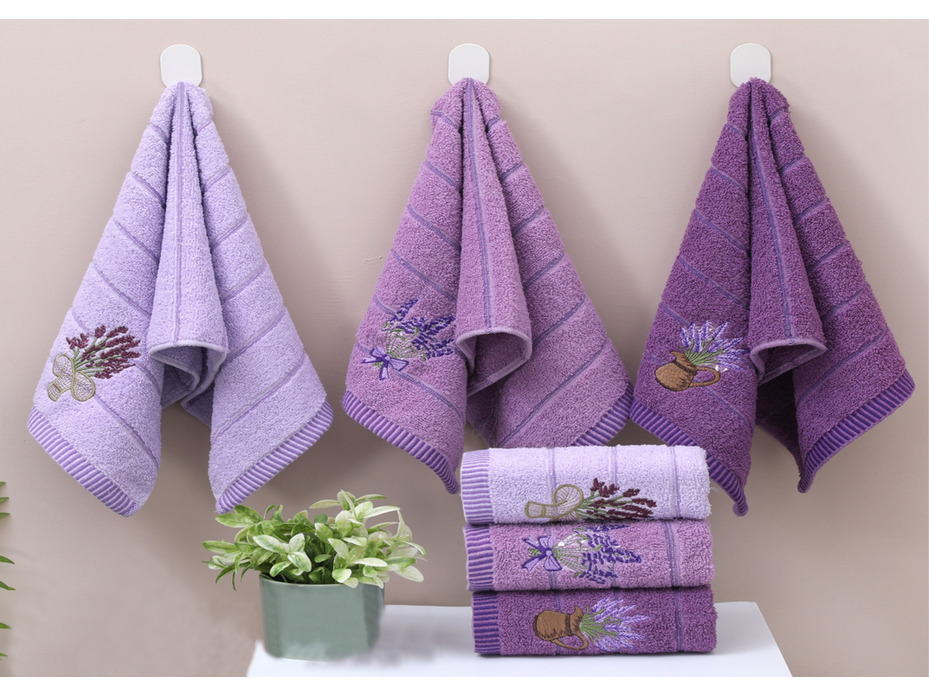Полотенце 1904243 Лаванда махровое 35*75 / 7-я