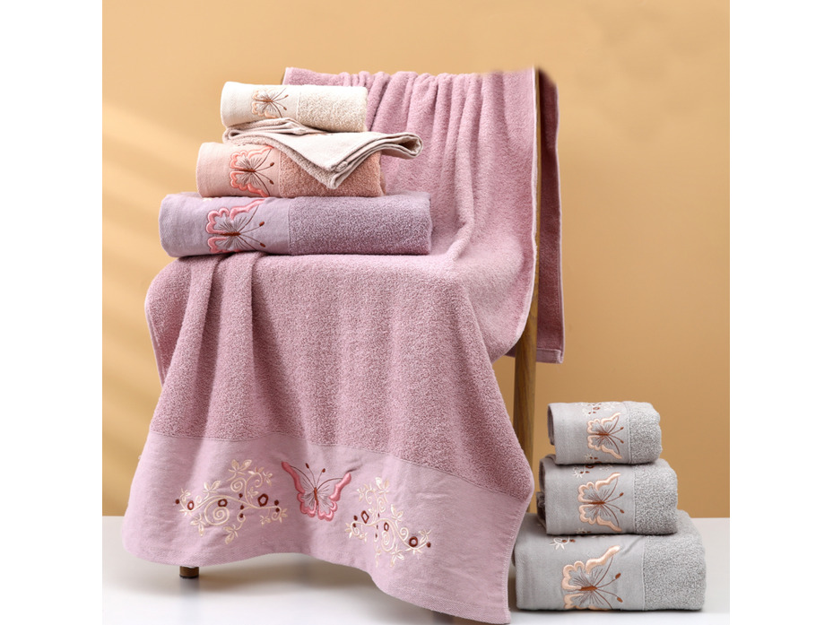 Полотенце 6804434 Бабочка махровое 35*75 / 7-я